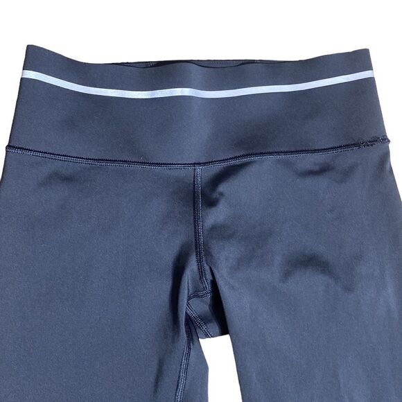 Athleta sonic reflective black Capri crop leggings small running workout gym - Picture 6 of 8